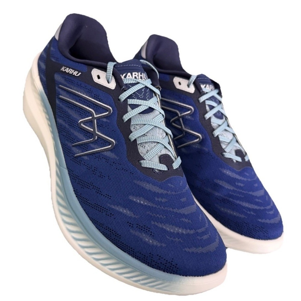Karhu Men's Fusion 4.0 HiVo Running Shoes, Mood Indigo/Stone Blue, Size 9.5 New - Picture 3 of 14